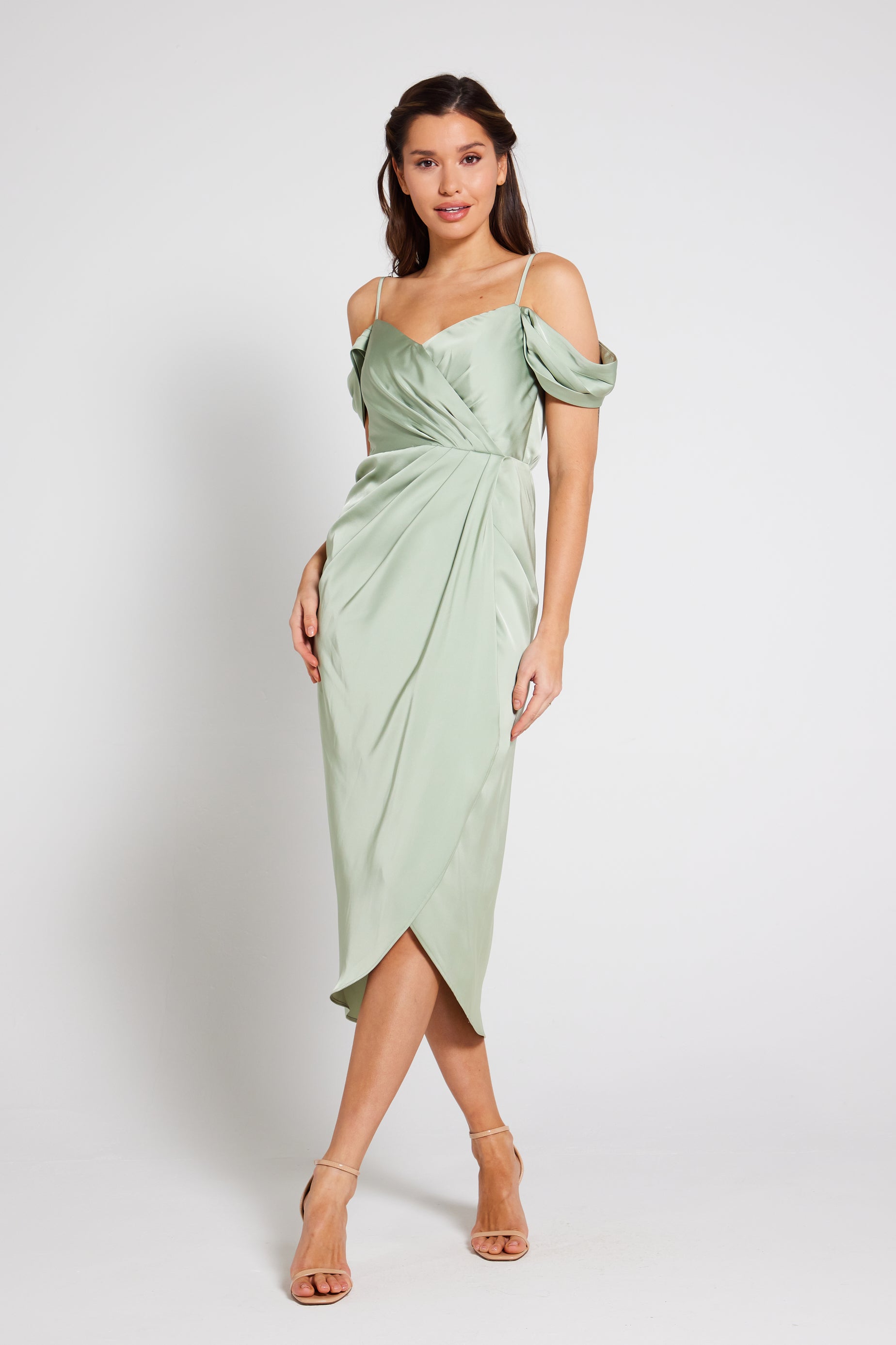 Bardot hot sale bridesmaid dress