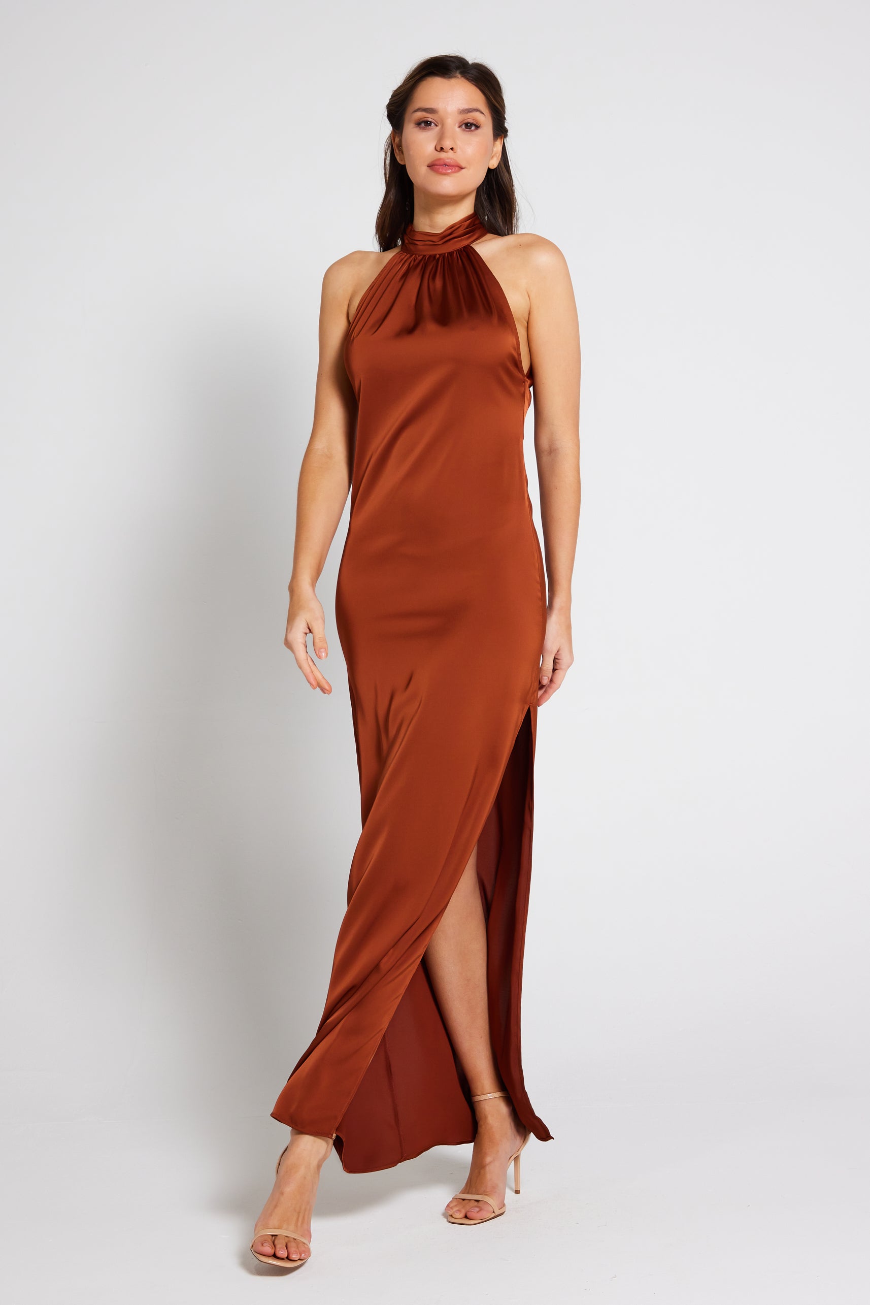 Halter sales neck maxi