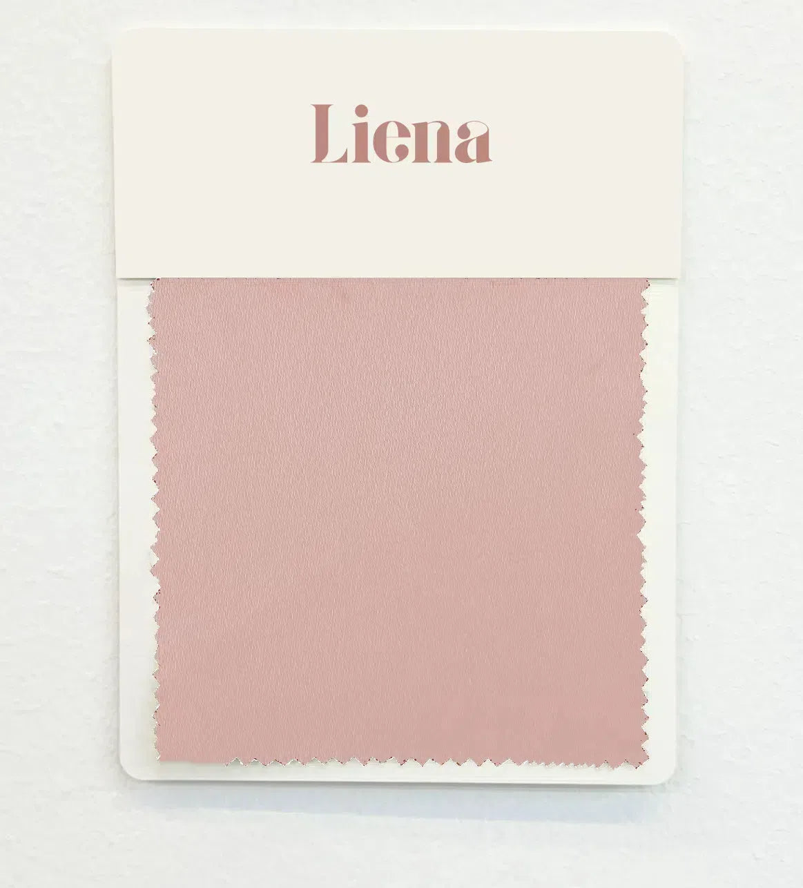 Satin Fabric Swatch Card - Blush