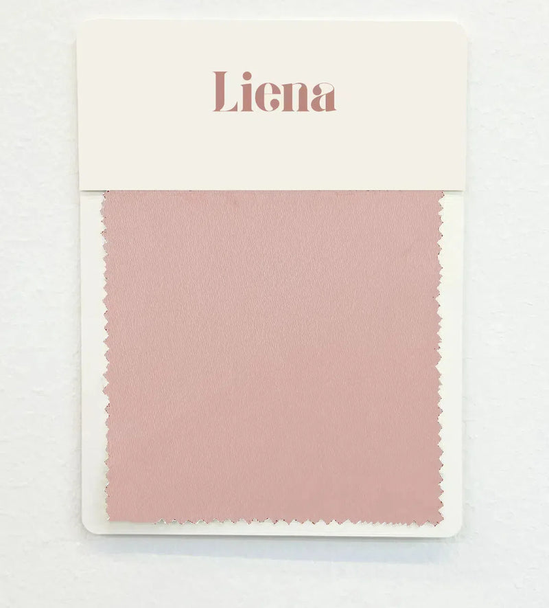 Satin Fabric Swatch Card - Blush